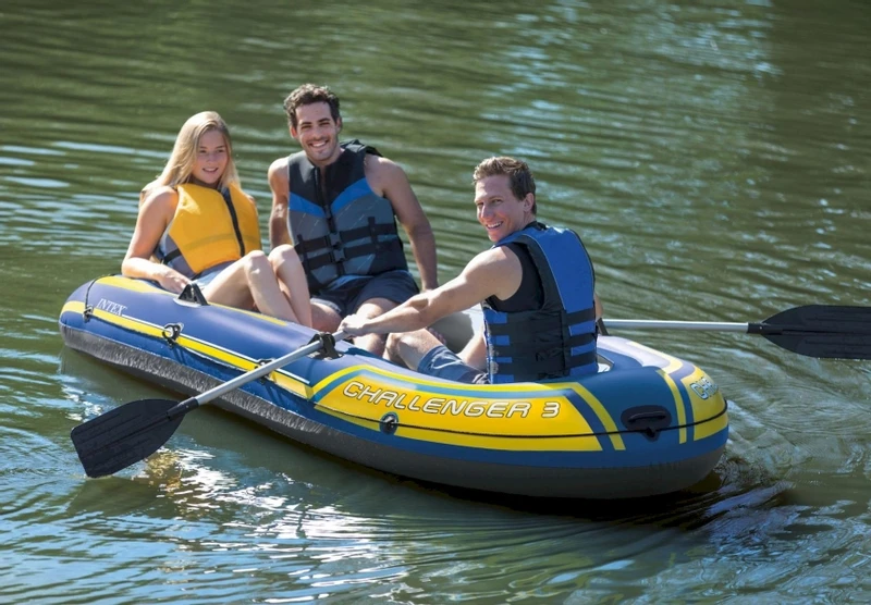 Intex Challenger 3 Opblaasboot Set 5 Intex Challenger 3 Opblaasboot Set - Afbeelding 3