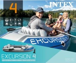 Intex Excursion 4 Opblaasboot Set -Zwembad En Varen 1623 1900 68324np pkg 2022 300