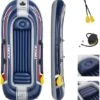 Bestway Hydro Force Treck X3 Opblaasboot Set -Zwembad En Varen 1900 1900 bw61110 21 88in rx 4000 raft set 1 1