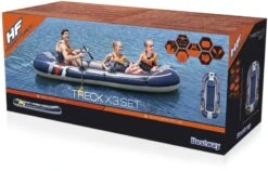 Bestway Hydro Force Treck X3 Opblaasboot Set -Zwembad En Varen 1900 1900 bw61110 21 88in rx 4000 raft set 8