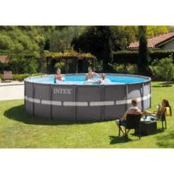Intex Ultra Frame XTR Pool - 549 X 132 Cm - Met Zandfilterpomp En Accessoires 10 Intex Ultra Frame XTR Pool - 549 X 132 Cm - Met Zandfilterpomp En Accessoires -Zwembad En Varen 26332 in use 1
