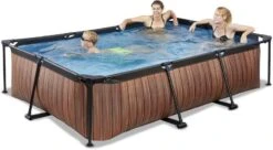 EXIT TOYS EXIT Wood Zwembad - 300 X 200 X 65 Cm - Met Filterpomp -Zwembad En Varen 662 1200 exit 30 00 32 10 int 4