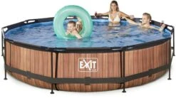 EXIT TOYS EXIT Wood Zwembad - 360 X 76 Cm - Met Filterpomp -Zwembad En Varen 670 1200 exit 30 12 12 10 int 3
