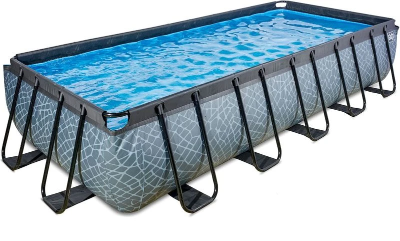 EXIT TOYS EXIT Stone Zwembad - 540 X 250 X 100 Cm - Met Zandfilterpomp En Trap 4 EXIT TOYS EXIT Stone Zwembad - 540 X 250 X 100 Cm - Met Zandfilterpomp En Trap - Afbeelding 2