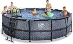 EXIT TOYS EXIT Stone Zwembad - 488 X 122 Cm - Met Zandfilterpomp En Trap -Zwembad En Varen 730 1200 exit 30 27 16 00 int 5