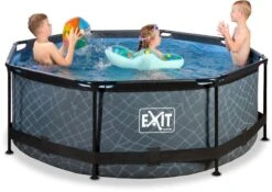 EXIT TOYS EXIT Stone Zwembad - 244 X 76 Cm - Met Filterpomp -Zwembad En Varen 851 1200 exit 30 12 08 00 int 3