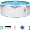 Bestway Hydrium Alderney Metalen Zwembad Ø360 X 120 Cm -Zwembad En Varen 900 1051 bestway agp set 12ftx48in hydrium pool set 56574 150dpi