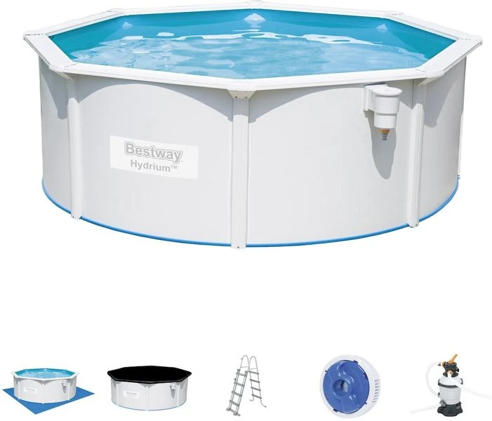 Bestway Hydrium Alderney Metalen Zwembad Ø360 X 120 Cm
