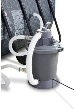 EXIT TOYS EXIT Stone Zwembad - 400 X 200 X 100 Cm - Met Zandfilterpomp En Trap -Zwembad En Varen 900 607 exit 30 17 42 00 int 5 1