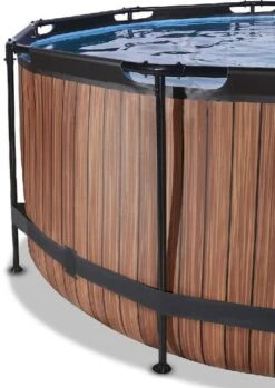 EXIT TOYS EXIT Wood Zwembad - 360 X 122 Cm - Met Zandfilterpomp En Trap -Zwembad En Varen 900 638 exit 30 27 12 10 int 3