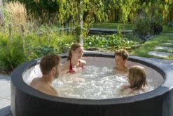 EXIT TOYS EXIT Leather Premium Opbouw Spa - 4-6 Persoons -Zwembad En Varen exit leather premium 6 opblaasbare spa sfeer tuin 2