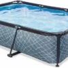 EXIT TOYS EXIT Stone Zwembad - 300 X 200 X 65 Cm - Met Filterpomp