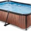 EXIT TOYS EXIT Wood Zwembad - 220 X 150 X 65 Cm - Met Filterpomp -Zwembad En Varen exit wood zwembad