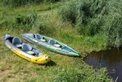 Intex Explorer K2 Opblaasbare Kajak - 2 Personen -Zwembad En Varen intex explorer k2 opblaasbare kajak toppy tested varen vs challenger