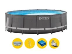 Nieuwkomers 3 Intex Ultra Frame XTR Pool - 488 X 122 Cm - Met Zandfilterpomp En Accessoires