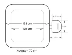 NetSpa Caïman Opblaasbare Spa - 4 Persoons -Zwembad En Varen netspa caiman afmetingen
