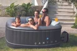 NetSpa Canyon Opblaasbare Spa - 4 Persoons -Zwembad En Varen netspa canyon opblaasbare jacuzzi 4persoons1